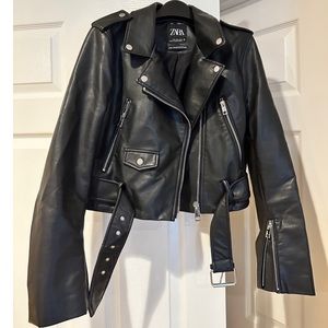 Brand new Zara Leather Jacket.